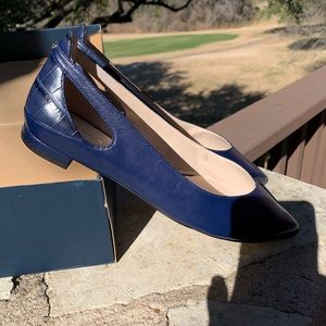 Cole Haan Ramsey Flat — marine blue — 10B